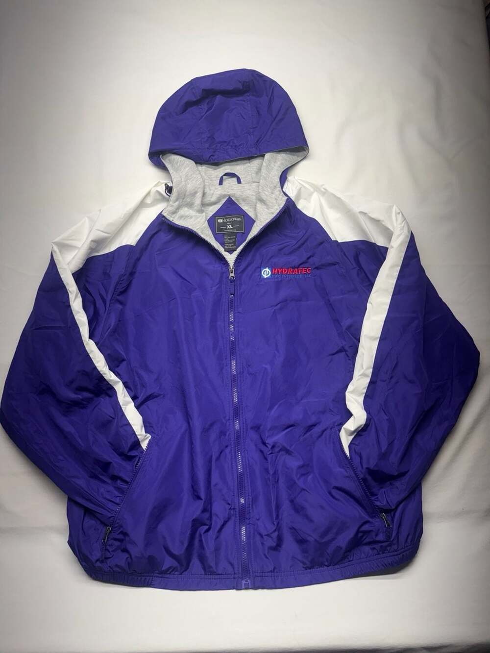 Holloway Hydratec HWC Enterprises Embroidered Lined Windbreaker Jacket XL